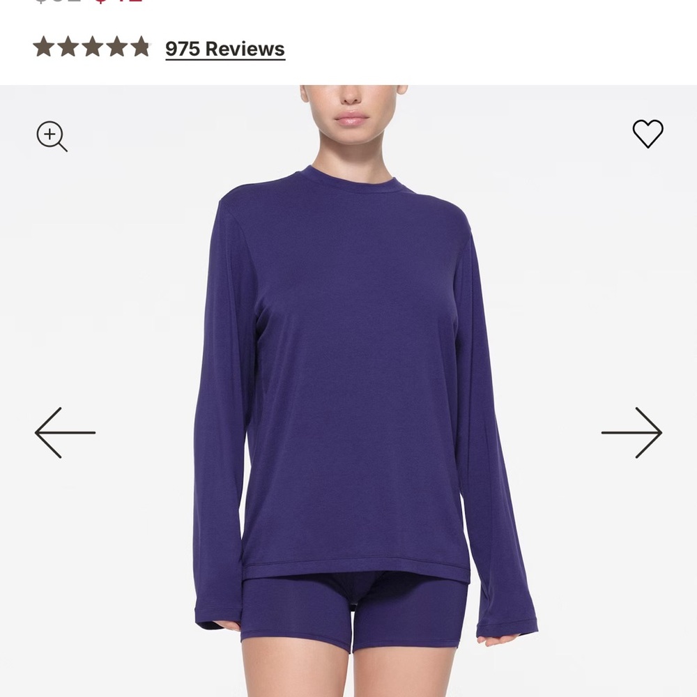 SKIMS Deep Purple Lounge Set